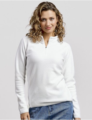 PRM-7925-Womens Recycled Fleece Troyer